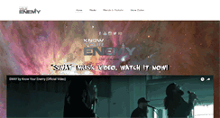 Desktop Screenshot of enemyband.com